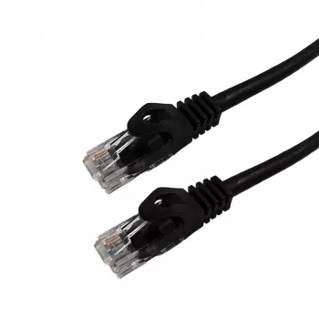 Grafenthal Patchkabel CAT6A S/FTP CU 0,5m Zwart