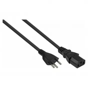 Kabelmeister Swiss Power Cord Type J SEV 1011 naar IEC C13 Zwart 1,8m