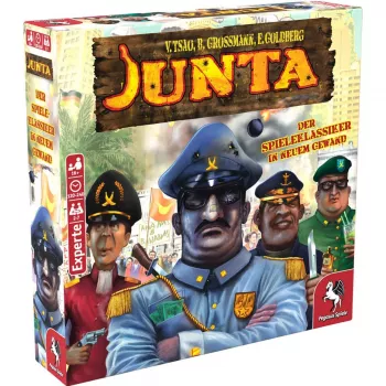 Pegasus Spiele Junta bordspel - strategie, bluffen, onderhandelen - vanaf 16 jaar - 4-7 spelers - 120-240 min