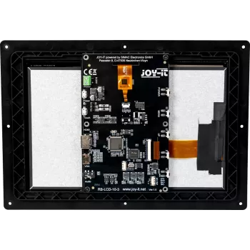 JOY-IT RB-LCD10-3 10,1 inch IPS-touchscreenmonitor voor Raspberry Pi, 1280x800, HDMI, capacitief, zwart