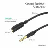 ShiverPeaks audiojackkabel mini flex