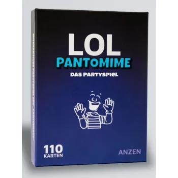 ANZEN LOL PANTOMIME - lachen verboden partyspel
