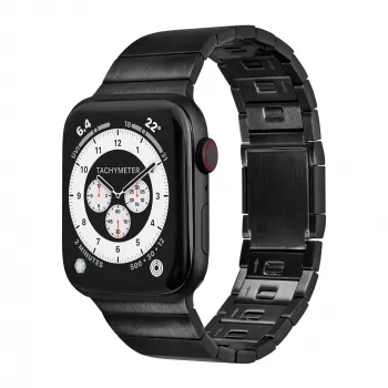 LAUT LINK 2.0 band voor Apple Watch 42/44/45/49 mm (zwart)