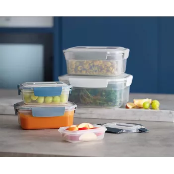 Joseph Joseph Nest Lock 5-delige blauwe levensmiddelenbakjes-set - Editions