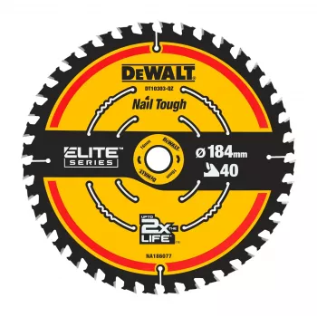 DEWALT Extreme Framing cirkelzaagblad 184 x 16 mm, 40 tanden