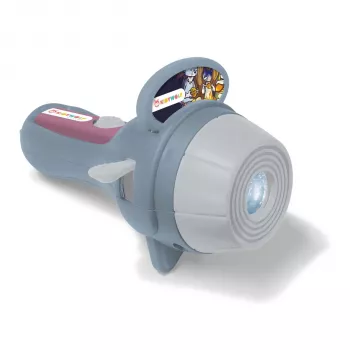 KIDYWOLF projectielamp grijs incl. 3 beeldlagen