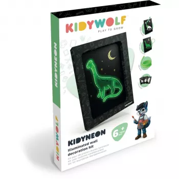 KIDYWOLF verlichte wanddecoratieset 3-delig dino