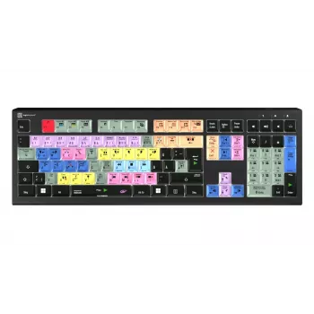 Logickeyboard LKB-EDIUS-A2PC-DE Full Size (100%) USB Scissor-Switch Toetsenbord QWERTZ Zwart