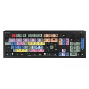 Logickeyboard LKB-EDIUS-A2PC-DE Full Size (100%) USB Scissor-Switch Toetsenbord QWERTZ Zwart