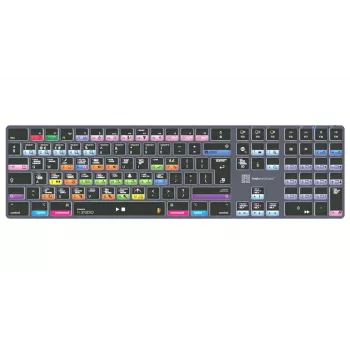 Logickeyboard FL Studio TITAN Toetsenbord voor Mac - USB bedraad - Zwart met kleurgecodeerde toetsen