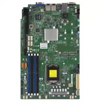 Supermicro X11SCW-F moederbord LGA1151 socket C246 chipset Micro-ATX DDR4 128GB 2x gigabit LAN IPMI retail pack
