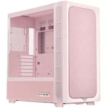 TRYX FLOVA F50 midi-tower, ATX, tempered glass - roze