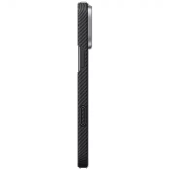 PITAKA Ultra-Slim PitaTap MagSafe-hoesje voor iPhone 16 Pro zwart/grijs