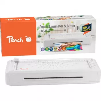Peach 511189 3in1 PBP351 lamineerapparaat A4 warm- en koudlamineerder met papiersnijder en hoekenronder