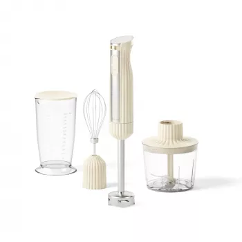 Guzzini Sous Chef Staafmixer met accessoires, Crème (14840004)