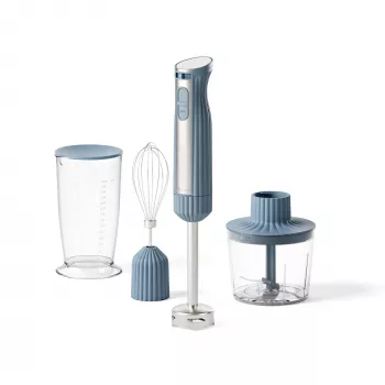 Guzzini Sous Chef Staafmixer met accessoires, Marineblauw (148400210)