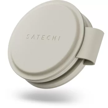 Satechi OntheGo 2-in-1 draadloze oplader met Qi2, 15W, zand