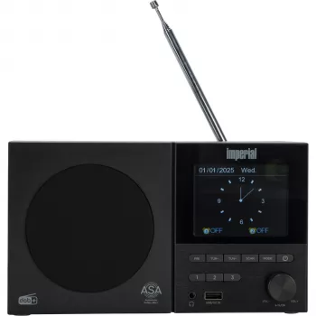 Imperial DABMAN 120 DAB+ FM Bluetooth-radio zwart
