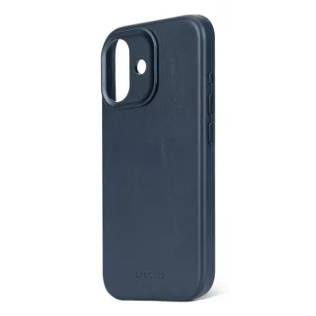 Decoded leren backcover voor iPhone 17 met MagSafe - Navy Shadow
