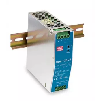 Mean Well NDR-120-24 120W 24V 5A DIN-railvoeding