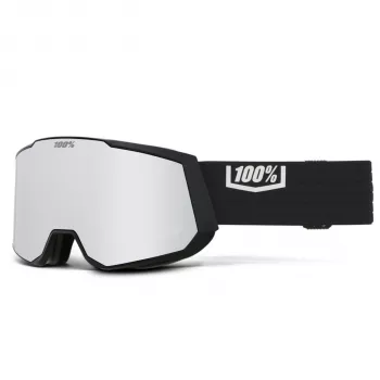 100% Snowcraft XL zwart HiPER Silver Mirror skibril