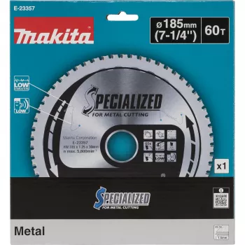 Makita E-23357 HM metaalzaagblad 185x30x60T