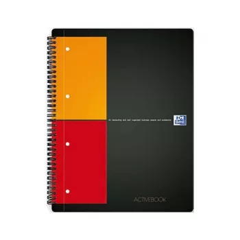 ELBA Activebook notitieboek A4 geruit zwart 80 vel