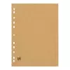 Oxford Touareg registerscheiders A4 volformaat blanco beige 6-delig 1 set