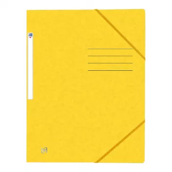 Oxford Top File+ elastiekmapper A4 geel 400116265