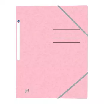 Oxford TOP FILE+ Elastische map A4 3 kleppen pastelroze 400116353