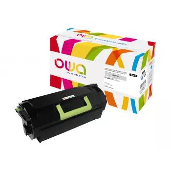 Armor OWA zwart compatibele gereviseerde tonerpatroon (alternatief voor Lexmark 522)