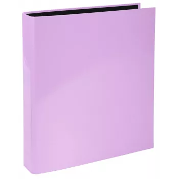 Exacompta Aquarel ringband A4, gecoat karton, 25 mm ringen, 40 mm rug, mauve (54565E)