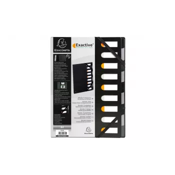 Exacompta 55334E Forever documententas A4 polypropyleen zwart 320x240 mm