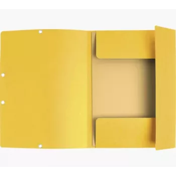Exacompta Collection Folder 55409E DIN A4 3 kleppen karton geel