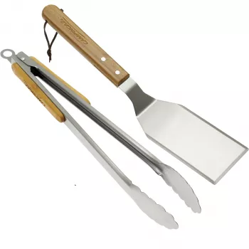 Campingaz grillbestek Duo spatel en tang – roestvrijstalen bbq-gereedschapsset