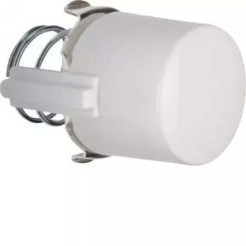 Hager WTF5285WG toetsknopafdekking voor verlichte taster en lichtsignaal E10 1930/glas
