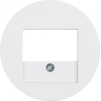 HAGER centraalplaat met TAE-uitsparing R.Classic zuiverwit glanzend (WLF4000WG)