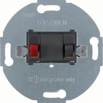 Hager WDF4800AT1 luidspreker-aansluitmodule, antraciet mat, module-inzet