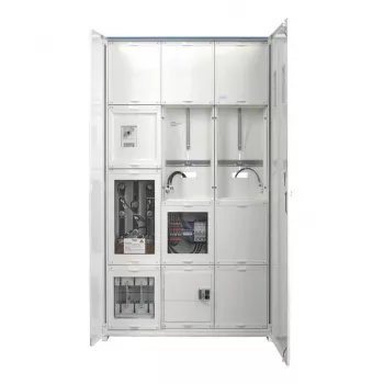 Hager FP93W11N stroomtransformator- en meterkast 1400x800x205 mm 2 metervelden