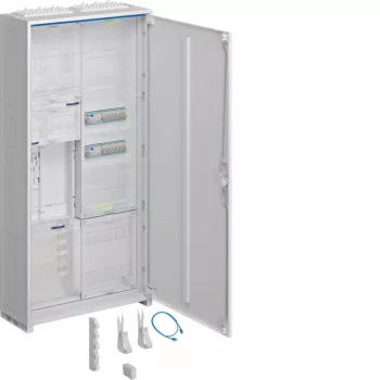 Hager complete meterkast ZB32ET215W3 1ZP BKE-I APZ 1100mm 2-veld