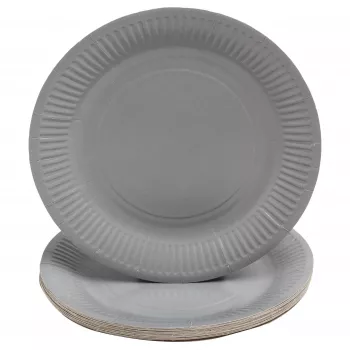 PROnappe 20 papieren borden Ø 23,0 cm wit