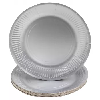 PROnappe 10 papieren borden Ø 23 cm wit