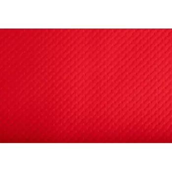 PROnappe wegwerp-tafelmat 400 x 300 mm rood geëmbosseerd licht satijnpapier 52 g/m²