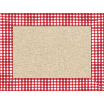 PROnappe 400 placemat Leinen Vichy veelkleurig 30,0 x 40,0 cm