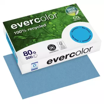 Exacompta Evercolor recyclingpapier donkerblauw DIN A4 80 g/m² 500 vel