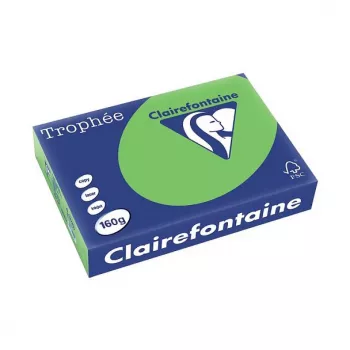 Clairefontaine Trophee Intensiv A4 kleurenkopieerpapier 160 g/m², 250 vel, intensief lichtgroen