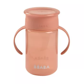 Beaba trainingsbeker 360° roze 200 ml