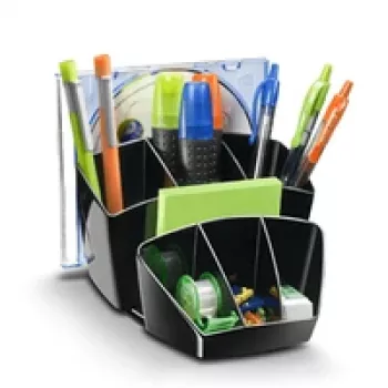 CEP Office Solution pennenhouder Ice Black zwart transparant