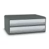 CEP Office Solution MoovUp ladebox lichtgrijs DIN A4 liggend met 2 laden