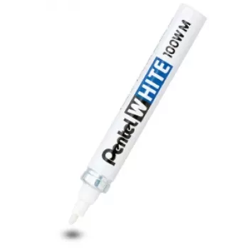 Pentel permanente marker 100 W M wit